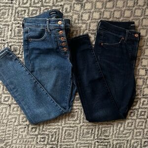 Express jeans - two pair, skinny size 8R in EUC